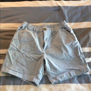 Chubbies 7” light blue shorts